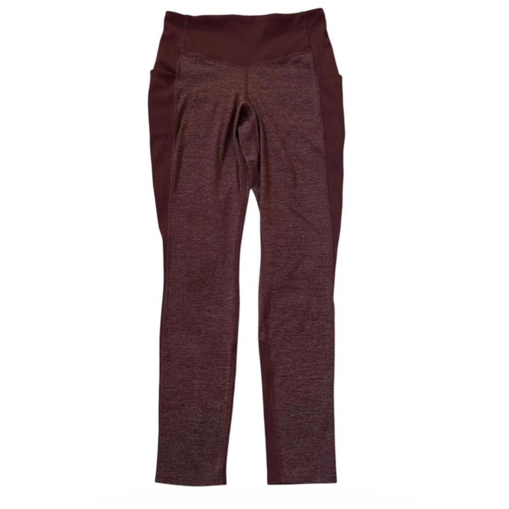 The North Face Dune Sky 7/8 Women's Large Burgundy Leggings Sporty UPF40 | 0122